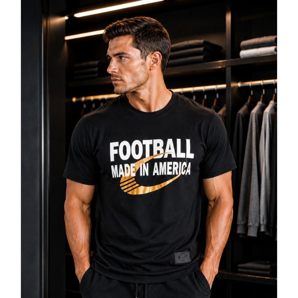 Football Made In America™ Bold Orange Tee