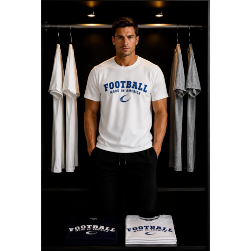 Football Made In America™ Classic White Tee