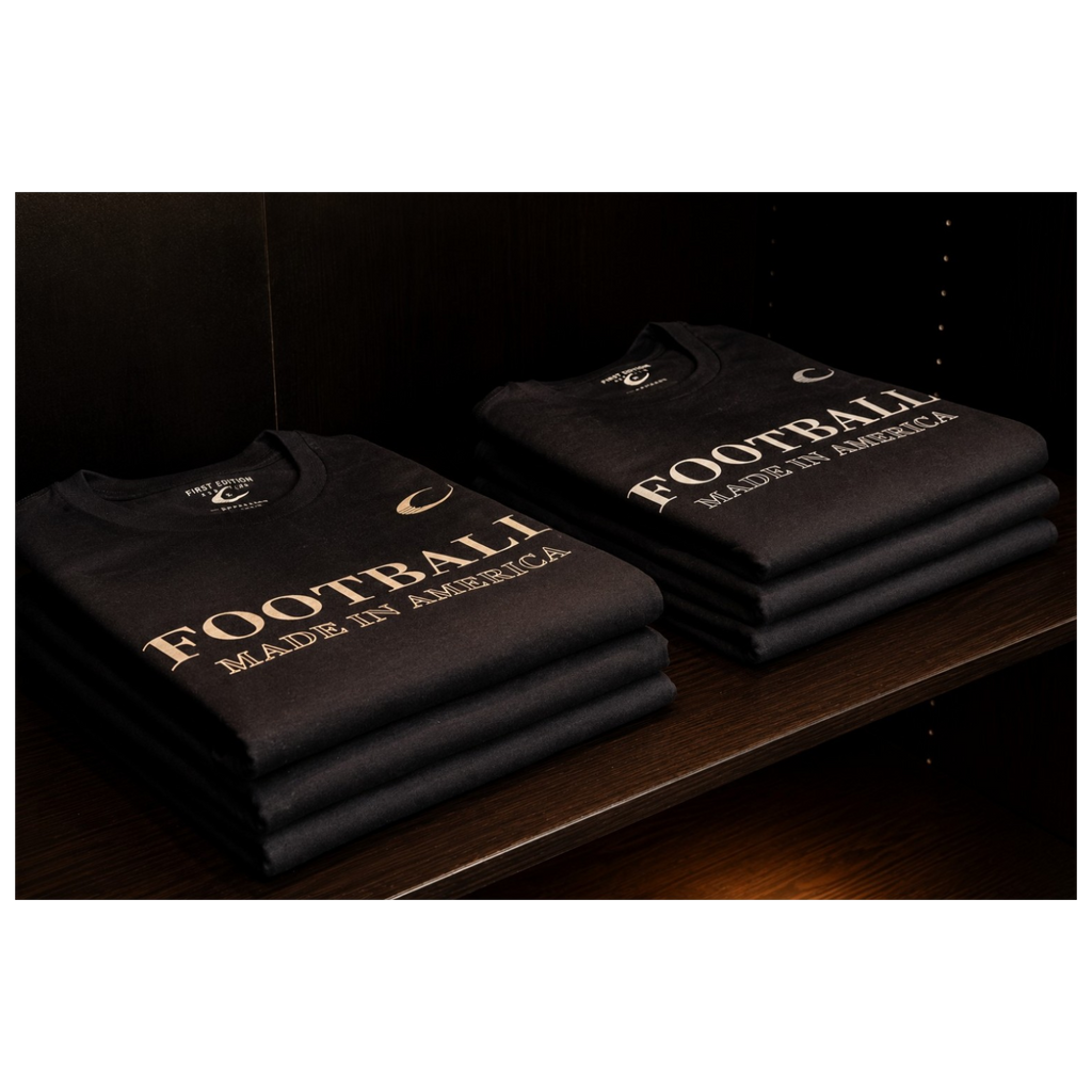 Football Made In America™ Graphite Designer Tee