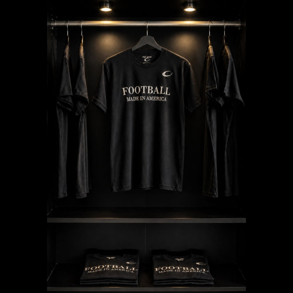 Football Made In America™ Titanium Designer Tee