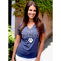 PAW FRIENDLY™ V-Neck Blue Tee