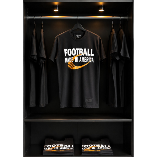 Football Made In America™ Bold Orange Tee