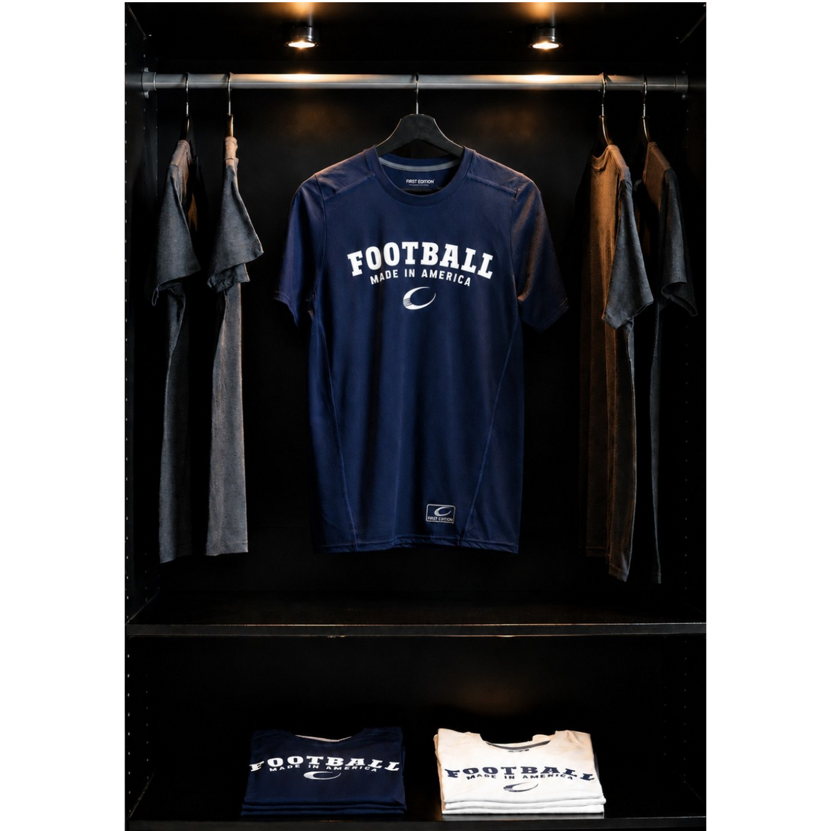 Football Made In America™ Classic Blue Tee