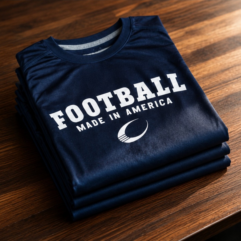 Football Made In America™ Classic Blue Tee