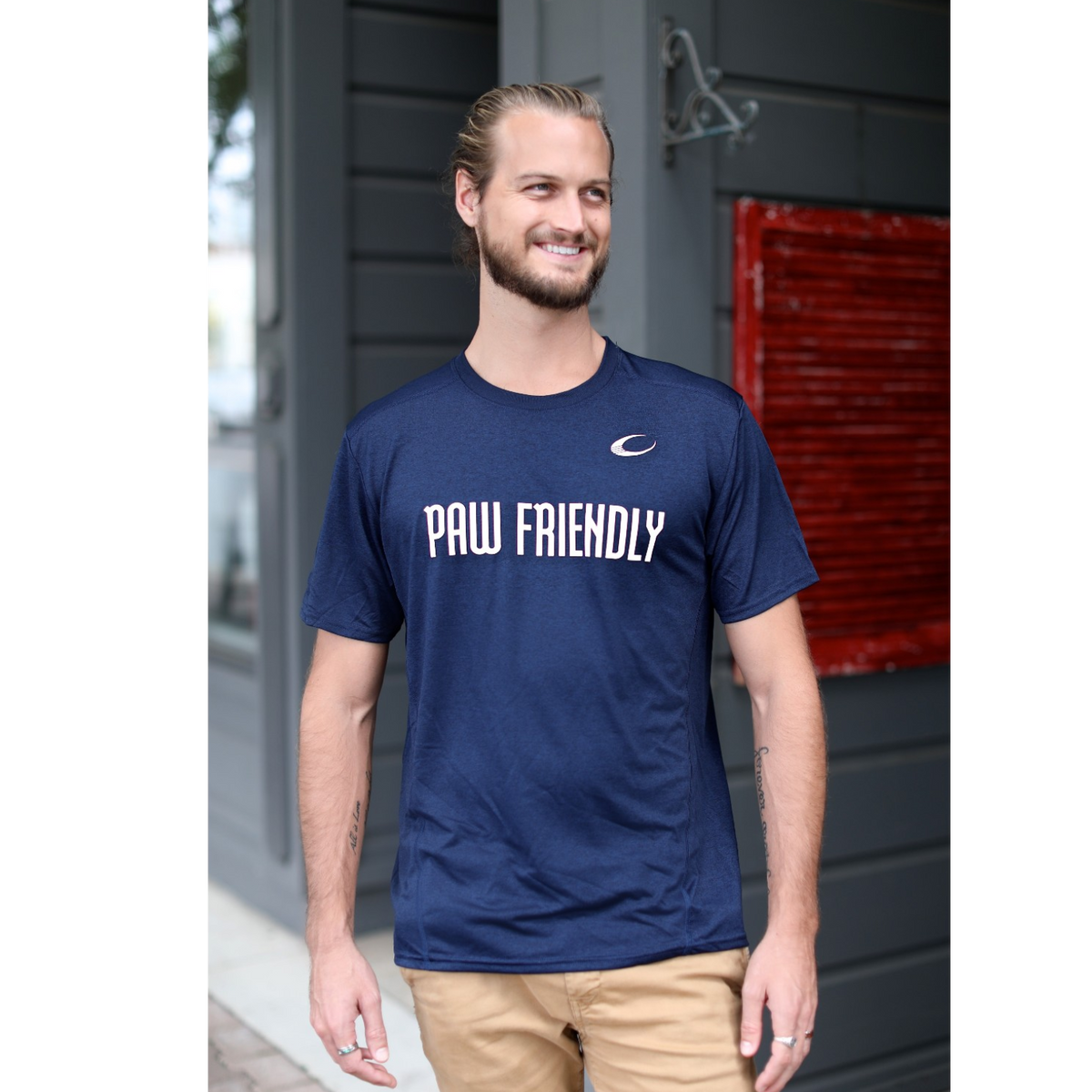 PAW FRIENDLY™  Marbled Navy Tee