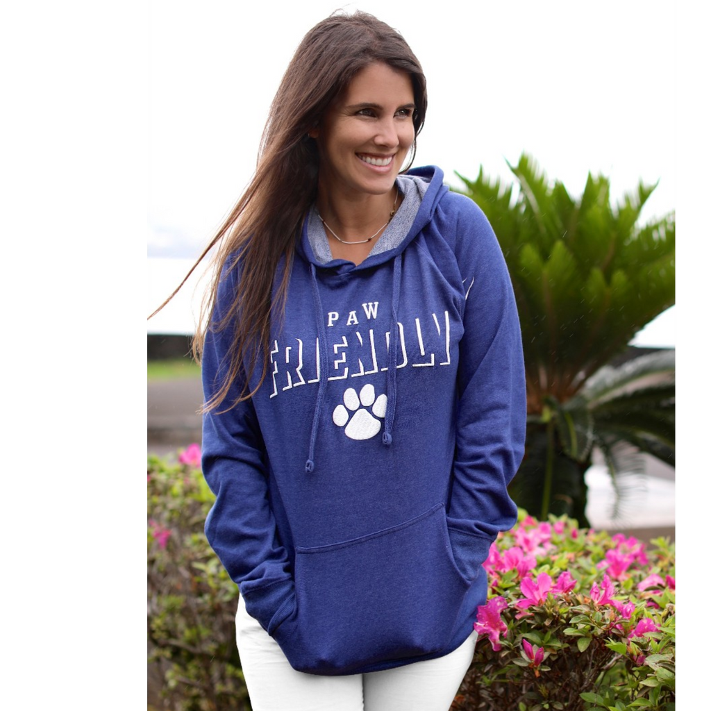 PAW FRIENDLY™ Blue Hoodie